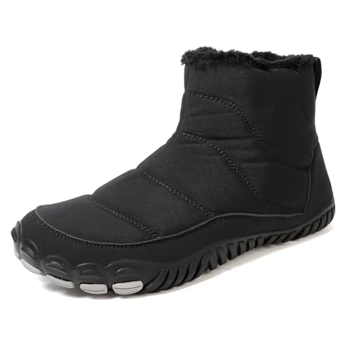 Trcloltc Damen Schneestiefeletten Barfuß Winterschuhe Herren GefüTtert Wasserdicht Trekking Wanderschuhe Outdoor von Trcloltc