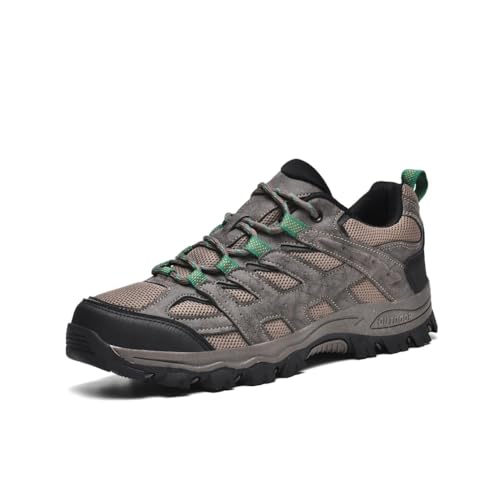Trcloltc Herren Wanderschuhe Wasserdicht, Outdoor Trekkingschuhe, Leichte Trail-Sportschuhe Braun 41 von Trcloltc