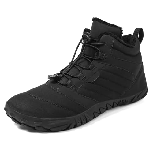 Trcloltc Winterschuhe Herren Schneestiefel Damen GefüTtert Barfuss Trekking Schneeschuhe Wasserdicht Wanderschuhe Outdoor Trcloltc Winterschuhe Herren Schneestiefel Damen GefüTtert Barfuss Trekking Schneeschuhe Wasserdicht Wanderschuhe Outdoor von Trcloltc