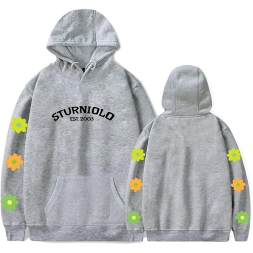 Sturniolo Triplets Merch Kapuzenpullover Männer Frauen 2D Bedruckt Pullover Hoodie Casual Unisex Langarm Sweatshirts XXS-4XL-Black||XXS von Trconk