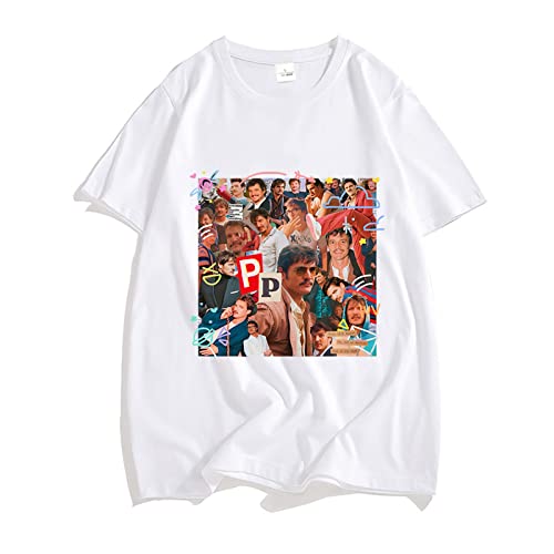 T-Shirts Pedro Pascal Originalität Neutral Baumwolle T-Shirts Männer Frauen Persönlichkeiten Manga Grafik Ästhetisch T-Shirts Kurze Ärmel Oberteile-Black||XXS von Trconk