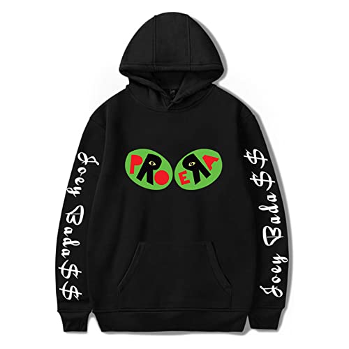 Trconk Kapuzenpullover Joey Badass Lässig Lose Kapuzenpullover Langärmelige Pullover Männer Frauen Harajuku Mode Neutral Sweatshirts Oberteile XXS~3XL-Black||XXS von Trconk