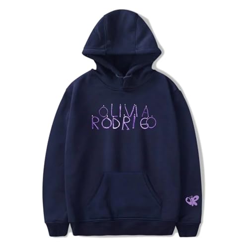 Trconk Kapuzenpullover Olivia Rodrigo Mode Lässig Pullover Sweatshirt Unisex Bedruckte Übergroße Langärmelige Oberteile Straßenkleidung-Black||XS von Trconk