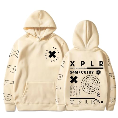 Trconk Sam and Colby XPLR Merch 2D Kapuzenpullover Männer/Frauen Unisex Paar Hoodies Mode Langarm Sweatshirts Bedruckte Lässige Pullover Tops XXS-4XL-Black||XXS von Trconk