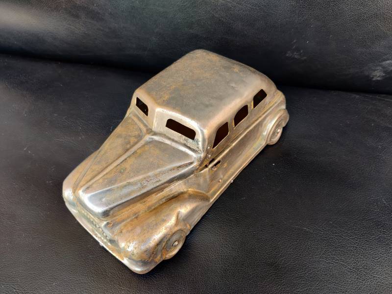 Vintage Vernickelte Messing-Auto-Förmige Box | Khm Automodellkasten Schmuckschatulle Erinnerungsbehälter Schmuckbox |Aufbewahrungsbehälter von TreasureArtefacts