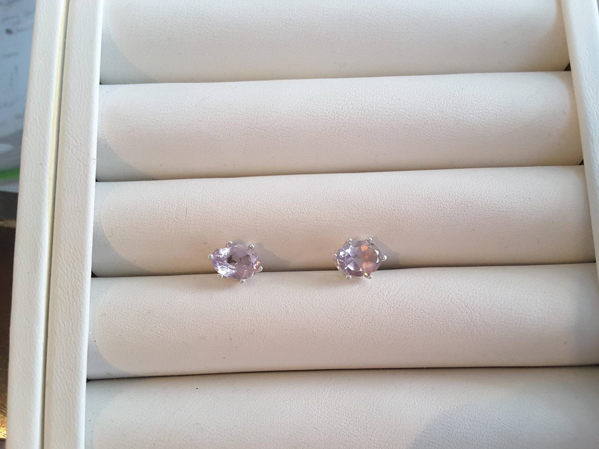 Amethyst Silber Ohrringe von TreasureBoxJewel