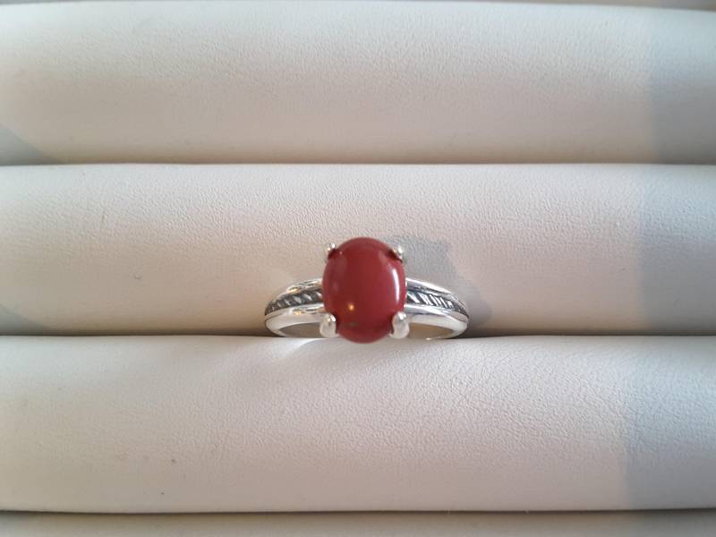 Koralle Silber Seil-Ring von TreasureBoxJewel
