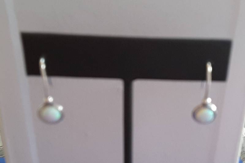 Opal Silber Ohrringe von TreasureBoxJewel