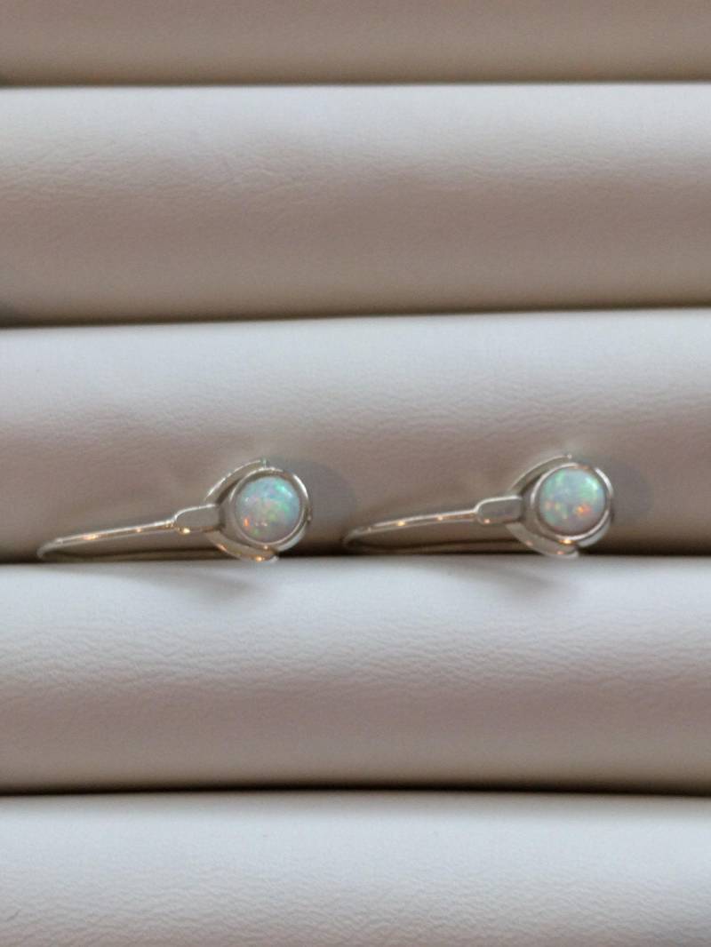 sterlingsilber Opal Ohrringe von TreasureBoxJewel