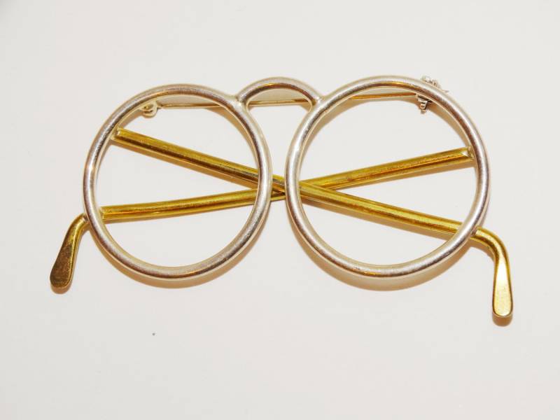 Auge Glasess Brosche Vintage Custom 3 "x 1, 20" Breit Auge Glasess Brosche Vintage Custom 3 "x 1, 20" Breit von TreasureHuntingSpot
