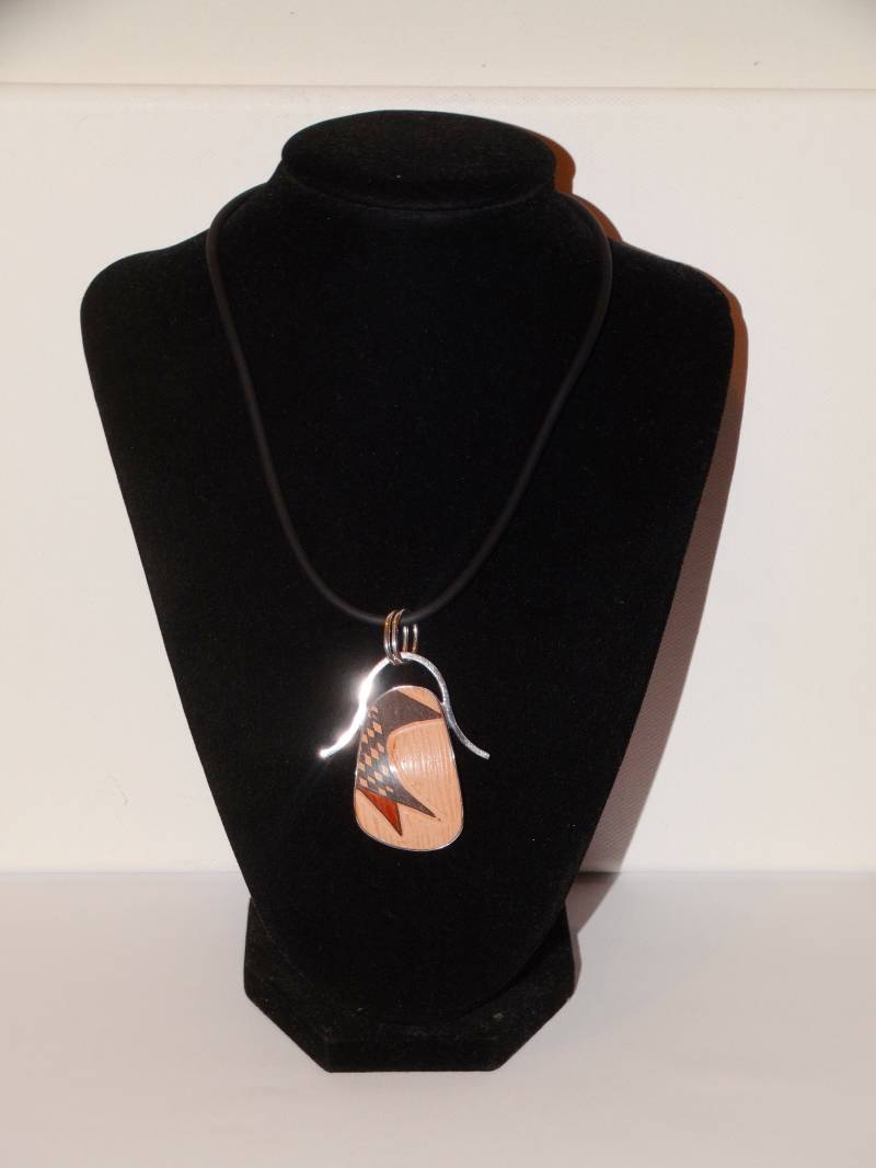 Lapidario Barrera Signierte 950 Sterling Silber Modernist Design Halskette von TreasureHuntingSpot