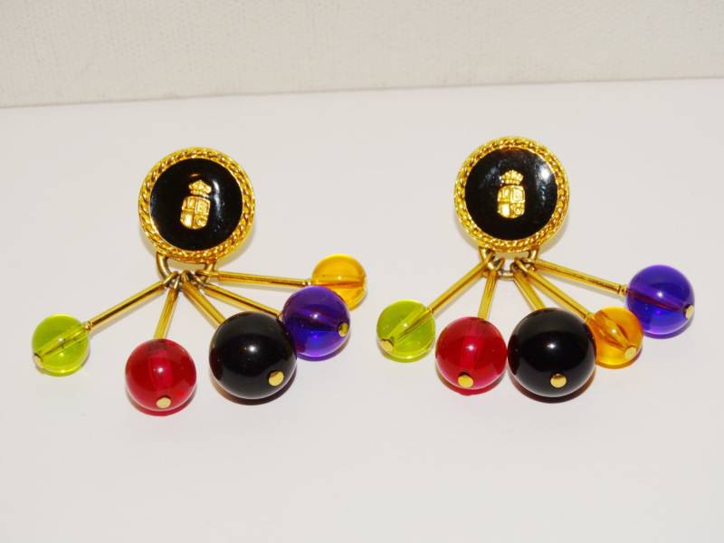 Lci Designer Signierte Multicolor Ohrringe von TreasureHuntingSpot