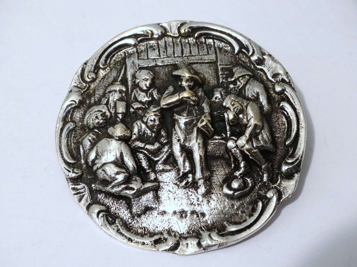 Riesige Brosche Aus Sterlingsilber, 41 G, 6, 1 cm Riesige Brosche Aus Sterlingsilber, 41 G, 6, 1 cm von TreasureHuntingSpot