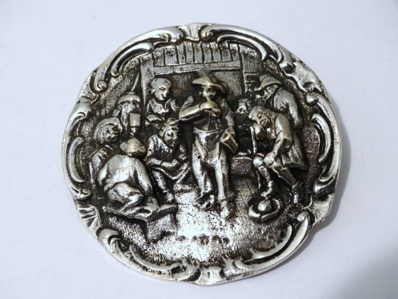 Riesige Brosche Aus Sterlingsilber, 41 G, 6, 1 cm von TreasureHuntingSpot