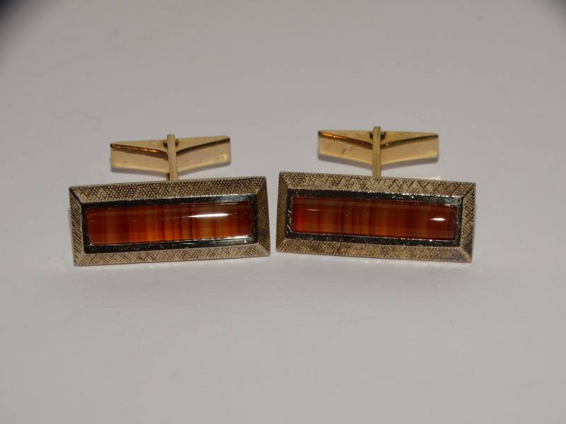 Sterling Silber Gestempelte Echte Stein Herren Strukturierte Manschettenknöpfe von TreasureHuntingSpot