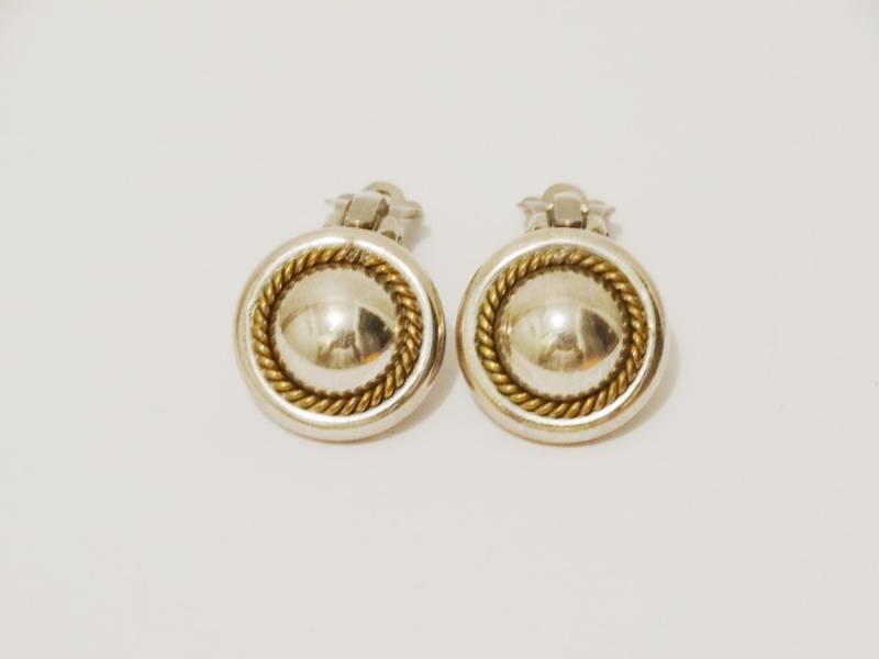 sterling Silber Gestempelt 950 Made in Mexico Cip On Ohrringe von TreasureHuntingSpot