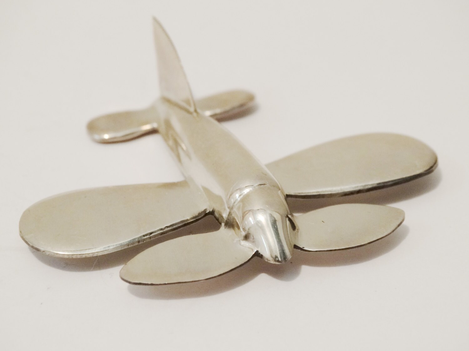 sterling Silber Whimsical Flugzeug Brosche/Anstecknadel sterling Silber Whimsical Flugzeug Brosche/Anstecknadel von TreasureHuntingSpot