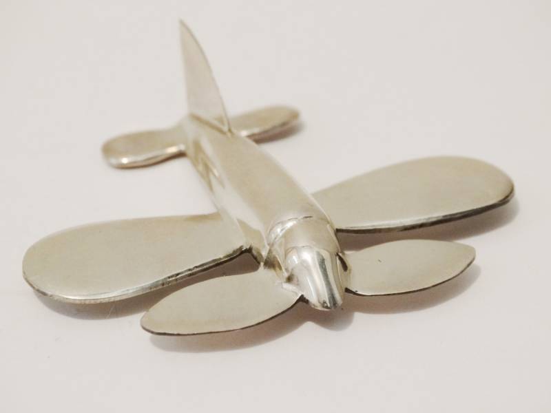 sterling Silber Whimsical Flugzeug Brosche/Anstecknadel sterling Silber Whimsical Flugzeug Brosche/Anstecknadel von TreasureHuntingSpot
