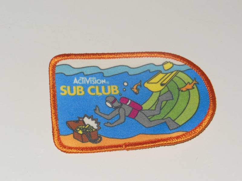 Jahrgang Activision Patch Sub Club Seaquest Video-Spiel-Patch Abzeichen von TreasureTimeCapsule