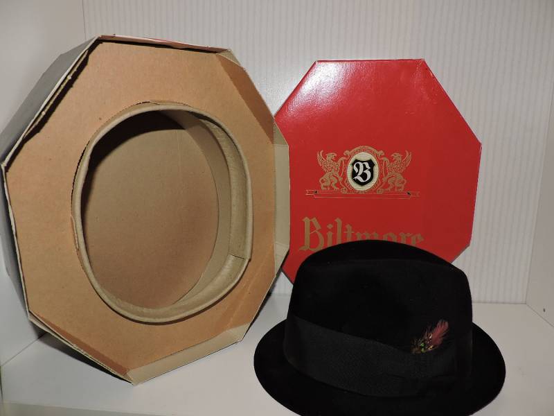 "Snap-Amatic" Antike Biltmore Filzhut Mit Original-Box von TreasureTimeCapsule