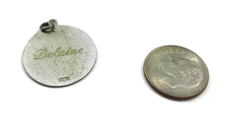 925 Sterling Silber Anhänger Charme Signiert Bobby Delaine Forstner 1960Er Jahre Vintage Estate Findet Schmuck Designer Gestempelt Geschenkideen von TreasureTrovebyTish