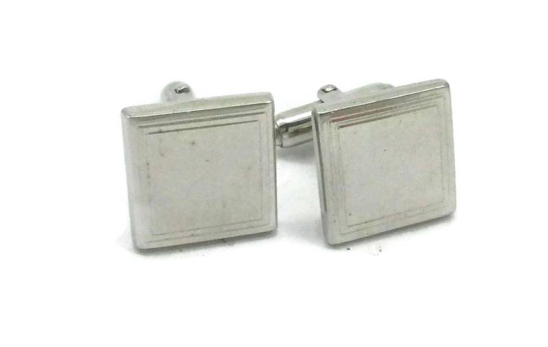 Anson Silber Ton Manschettenknöpfe Können Graviert Mid Century Mod Designer Signiert Vintage Mens Geschenk Idee Väter Tag Vorhanden von TreasureTrovebyTish