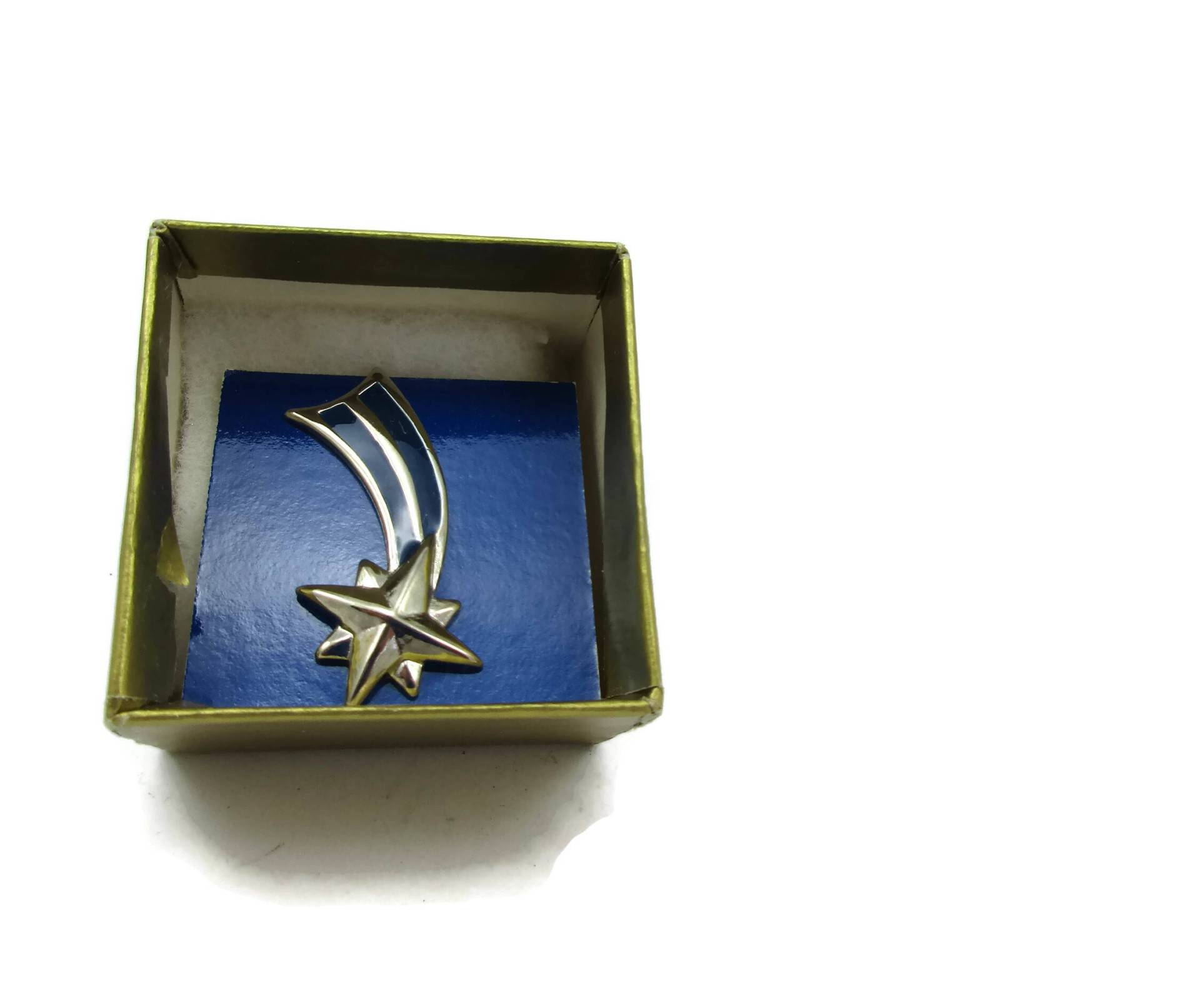 Avon Silber Ton Stern Offene Arbeit Nos Brosche Tie Tac Kleine Revers Schal Pullover Vintage Schmuck Kostüm von TreasureTrovebyTish