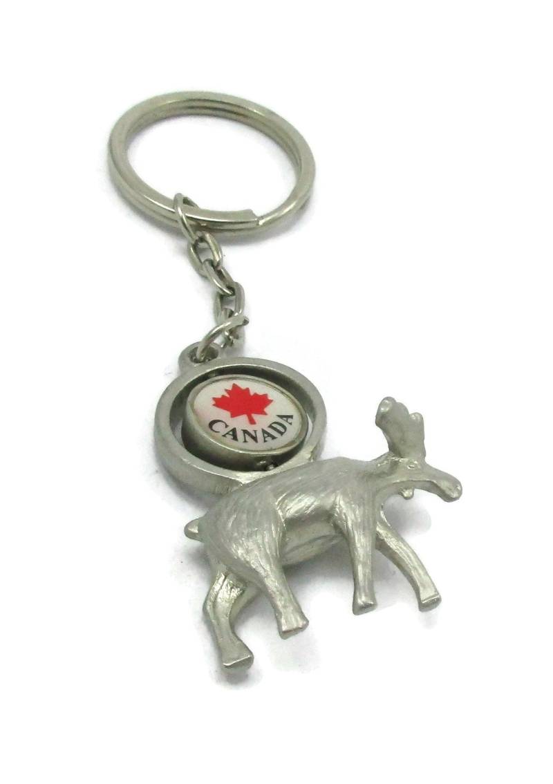 Canada Elk Keychain Key Chain Traveler Souvenir Hippie Vintage Accessories Collectible Memorabilia State Chains Canada Elk Keychain Key Chain Traveler Souvenir Hippie Vintage Accessories Collectible Memorabilia State Chains von TreasureTrovebyTish