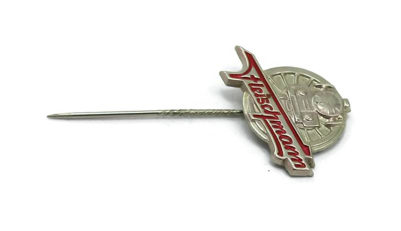 Fleischmann Silber Hut Stick Pin Ton Brosche Einfache Designer Signiert Vintage Estate Schmuck Geschenk Ideen Schal Der 1980Er Jahre von TreasureTrovebyTish