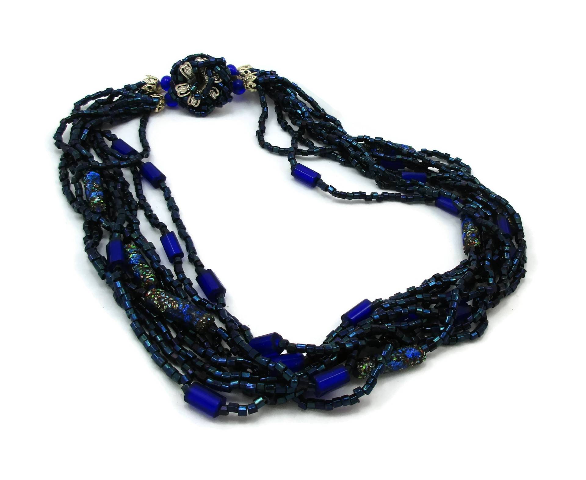 Multi-strang Rocailles Perlen Türkis Blauem Glas Halskette Halsband 17 Japan 20 Zoll Einstellbar Faux Perle Braut Prom Vintage Modeschmuck Multi-strang Rocailles Perlen Türkis Blauem Glas Halskette Halsband 17 Japan 20 Zoll Einstellbar Faux Perle Braut Prom Vintage Modeschmuck von TreasureTrovebyTish