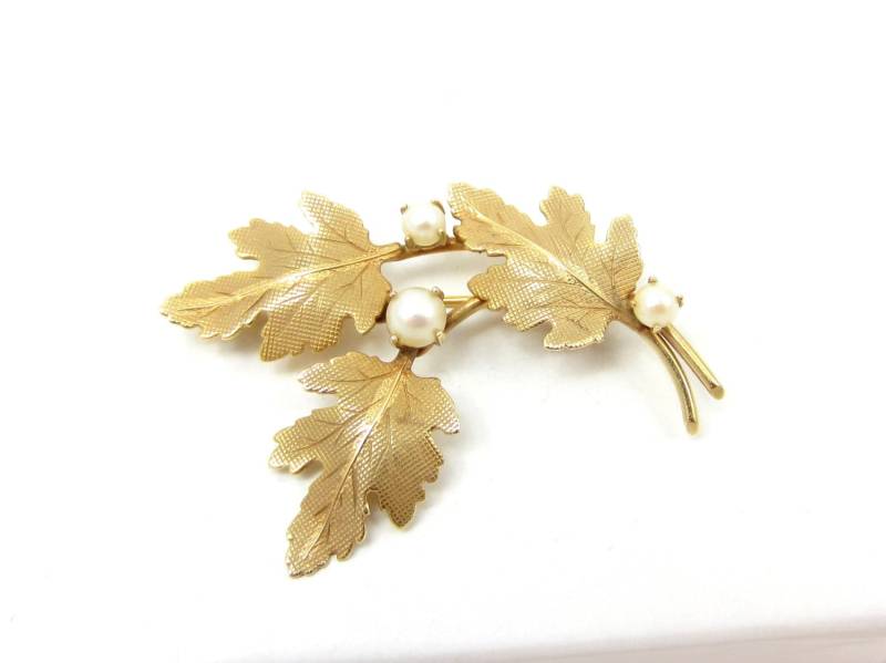 Signiert Designer Carl Art 14K Gold Perle Der 1960Er Jahre Brosche Retro Mid Century Modernist, Hollywood Regency Vintage Feinen Schmuck Schal Pin Signiert Designer Carl Art 14K Gold Perle Der 1960Er Jahre Brosche Retro Mid Century Modernist, Hollywood Regency Vintage Feinen Schmuck Schal Pin von TreasureTrovebyTish