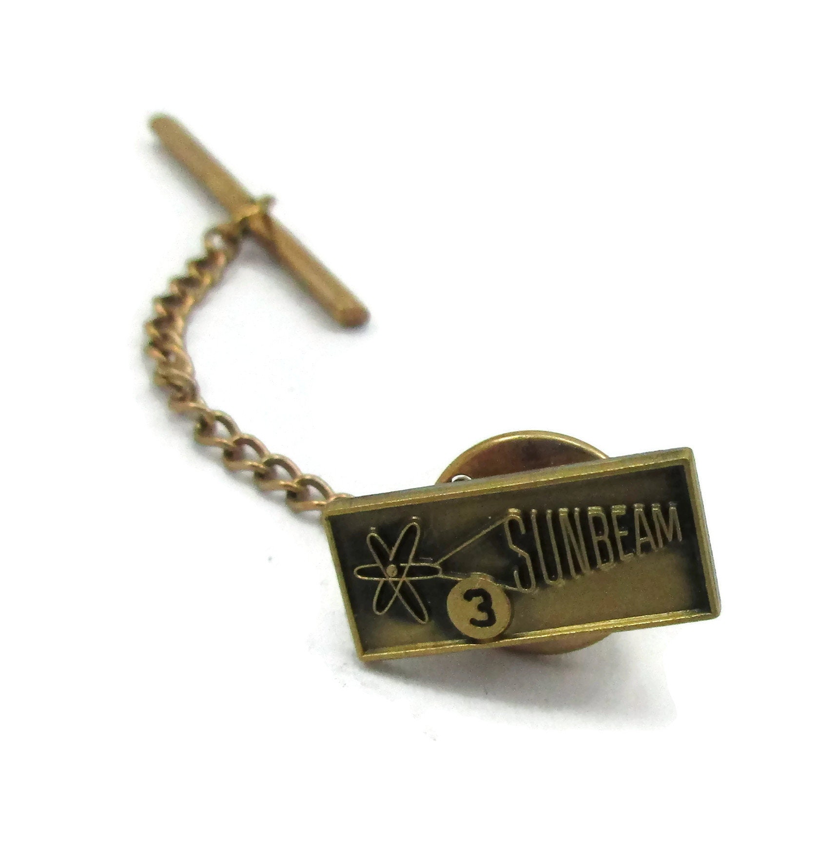 Sunbeam 3 Service Pin Alte Sammler Memorabilia 1980Er Jahre Revers Krawatte Tack von TreasureTrovebyTish
