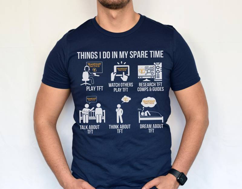 T-Shirt Tank-Top Teamfight Tactics | Dinge, Die Ich in Meiner Freizeit Mache - Lustiges Auto-Schach Geschenk Für Gamer von TreasureVanture