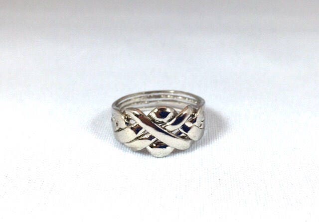 Puzzle Ring , Sterling Silber, Der Original Freundschaftsring.treasurebox83 Puzzle Ring , Sterling Silber, Der Original Freundschaftsring.treasurebox83 von Treasurebox83