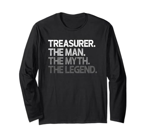 Schatzmeistergeschenk The Man Myth Legend Langarmshirt Schatzmeistergeschenk The Man Myth Legend Langarmshirt von Treasurer Gifts