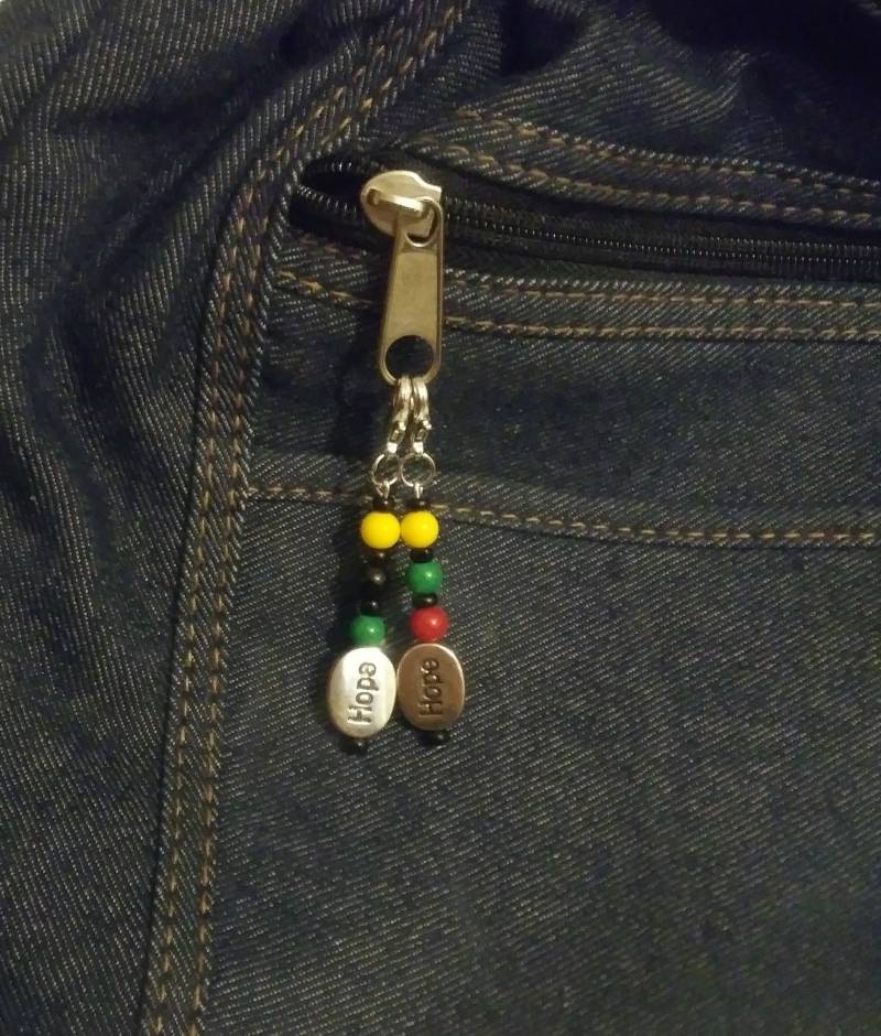 Rasta Perlen Anhänger Jamaika Geldbörse/Handyzubehör von TreasuresByToya