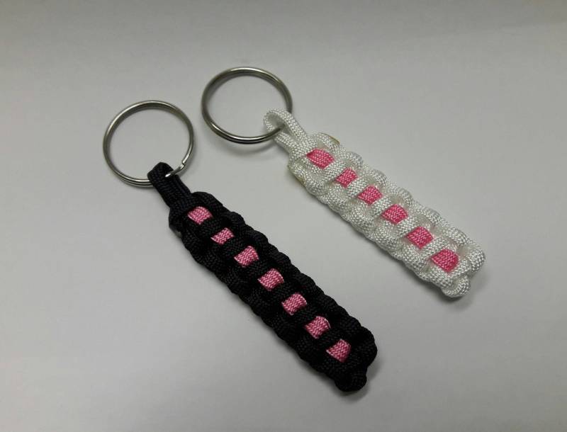 Paracord Schlüsselanhänger, Dünne Linie Schlüsselanhänger von TreasuresByToya