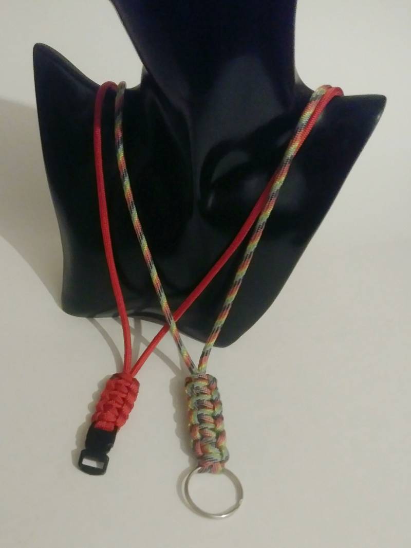 Paracord Lanyard Schlüsselanhänger Mit Schnalle Oder Ring von TreasuresByToya