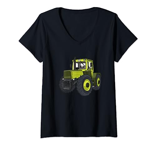 Damen Trecker LKW Landmaschine Traktor MB Trac 1600 4x4 T-Shirt mit V-Ausschnitt Damen Trecker LKW Landmaschine Traktor MB Trac 1600 4x4 T-Shirt mit V-Ausschnitt von Trecker LKW Landmaschine Traktor MB Trac 1600 4x4