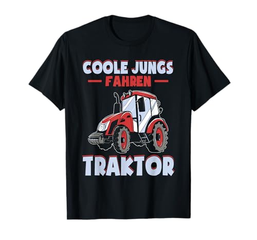 Jungs Kinder Traktor Trecker Traktorfahrer Landwirtschaft T-Shirt von Trecker Traktorfahrer Kinder Traktor T-Shirt