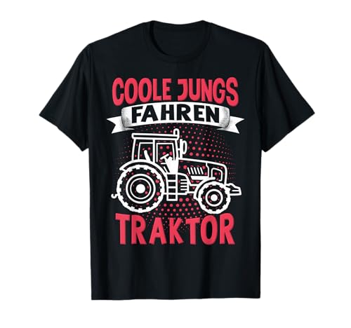 Landwirt Kinder Trecker Junge Coole Jungs fahren Traktor T-Shirt Landwirt Kinder Trecker Junge Coole Jungs fahren Traktor T-Shirt von Treckerfahrer Lustige Landwirtschaft Traktor