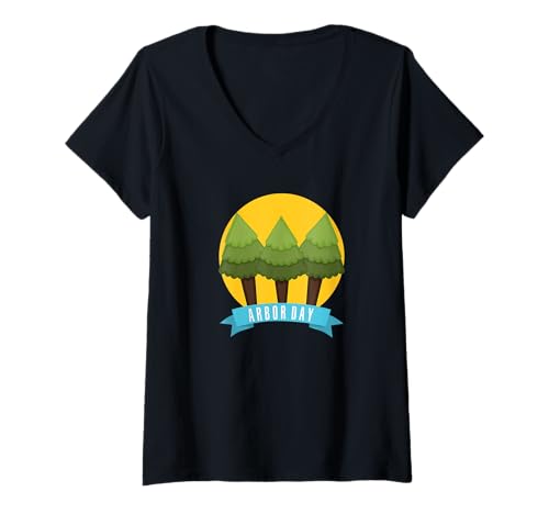 Damen Baumpflanzung Arbor Day E.a.r.t.h Day T-Shirt mit V-Ausschnitt Damen Baumpflanzung Arbor Day E.a.r.t.h Day T-Shirt mit V-Ausschnitt von Tree Planting Arbor Day E.a.r.t.h Day Tee