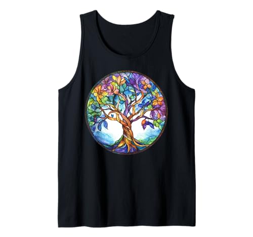Herren Keltischer Baum des Lebens Symbol mit Knotenmuster Tank Top Herren Keltischer Baum des Lebens Symbol mit Knotenmuster Tank Top von Tree Roots Collective