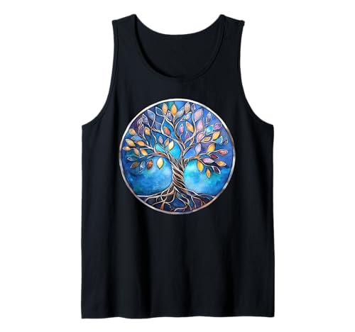 Herren Keltisches Lebensbaum-Symbol mit Knotenmuster Tank Top Herren Keltisches Lebensbaum-Symbol mit Knotenmuster Tank Top von Tree Roots Collective