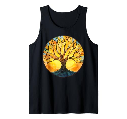 Herren Keltisches Lebensbaum-Symbol mit Knotenmuster Tank Top Herren Keltisches Lebensbaum-Symbol mit Knotenmuster Tank Top von Tree Roots Collective