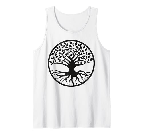 Herren Keltisches Lebensbaum-Symbol mit Knotenmuster Tank Top Herren Keltisches Lebensbaum-Symbol mit Knotenmuster Tank Top von Tree Roots Collective