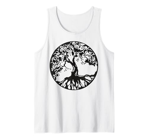 Herren Keltisches Lebensbaum-Symbol mit Knotenmuster Tank Top Herren Keltisches Lebensbaum-Symbol mit Knotenmuster Tank Top von Tree Roots Collective