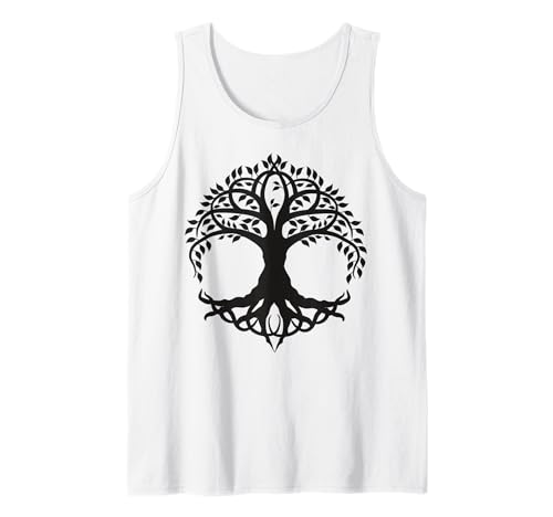Herren Keltisches Lebensbaum-Symbol mit Knotenmuster Tank Top Herren Keltisches Lebensbaum-Symbol mit Knotenmuster Tank Top von Tree Roots Collective