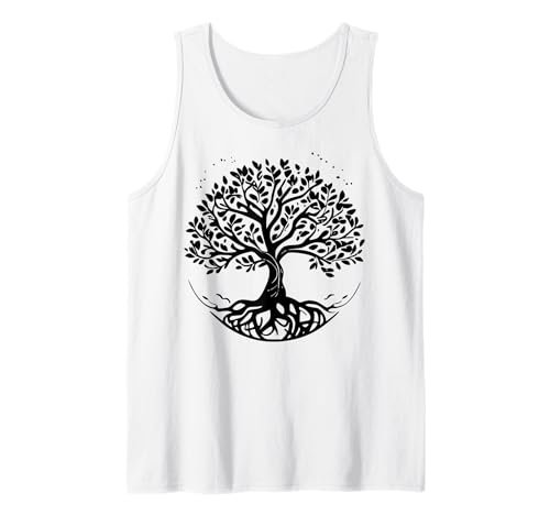 Herren Keltisches Lebensbaum-Symbol mit Knotenmuster Tank Top Herren Keltisches Lebensbaum-Symbol mit Knotenmuster Tank Top von Tree Roots Collective