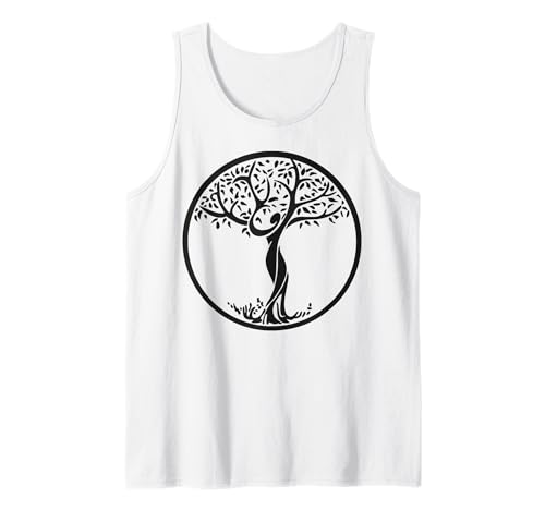Herren Keltisches Lebensbaum-Symbol mit Knotenmuster Tank Top Herren Keltisches Lebensbaum-Symbol mit Knotenmuster Tank Top von Tree Roots Collective